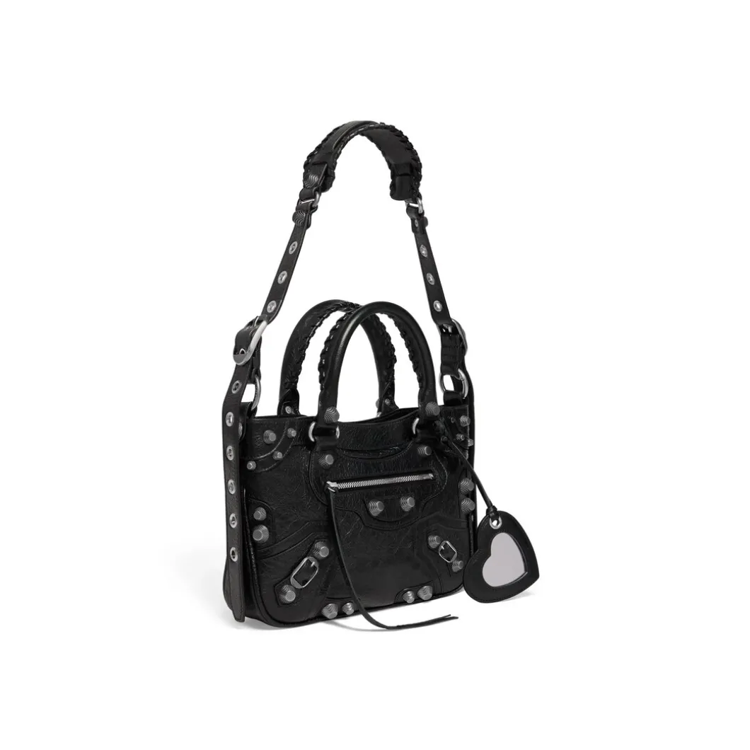 Borsa Tote Neo Cagole Media da Donna in Nero