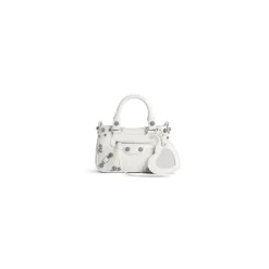 Borsa Tote Neo Cagole Mini da Donna in Bianco
