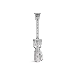 Borsa Tote Neo Cagole Piccola Metallizzata da Donna in Argento