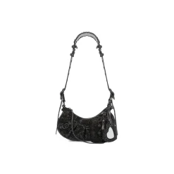 Borsetta A Tracolla Le Cagole Xs Bag Con Strass da Donna in Nero