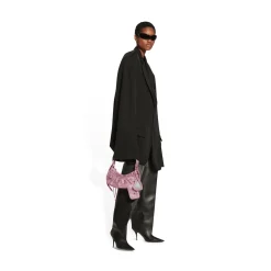 Borsetta A Tracolla Le Cagole Xs Bag Con Strass  da Donna in Rosa