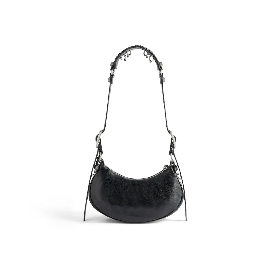 Borsetta A Tracolla Le Cagole Xs Bag Traforata da Donna in Nero