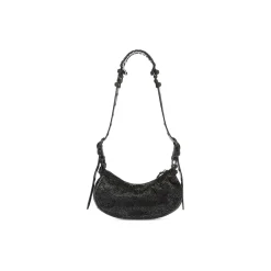 Borsetta A Tracolla Le Cagole Xs Bag Con Strass da Donna in Nero