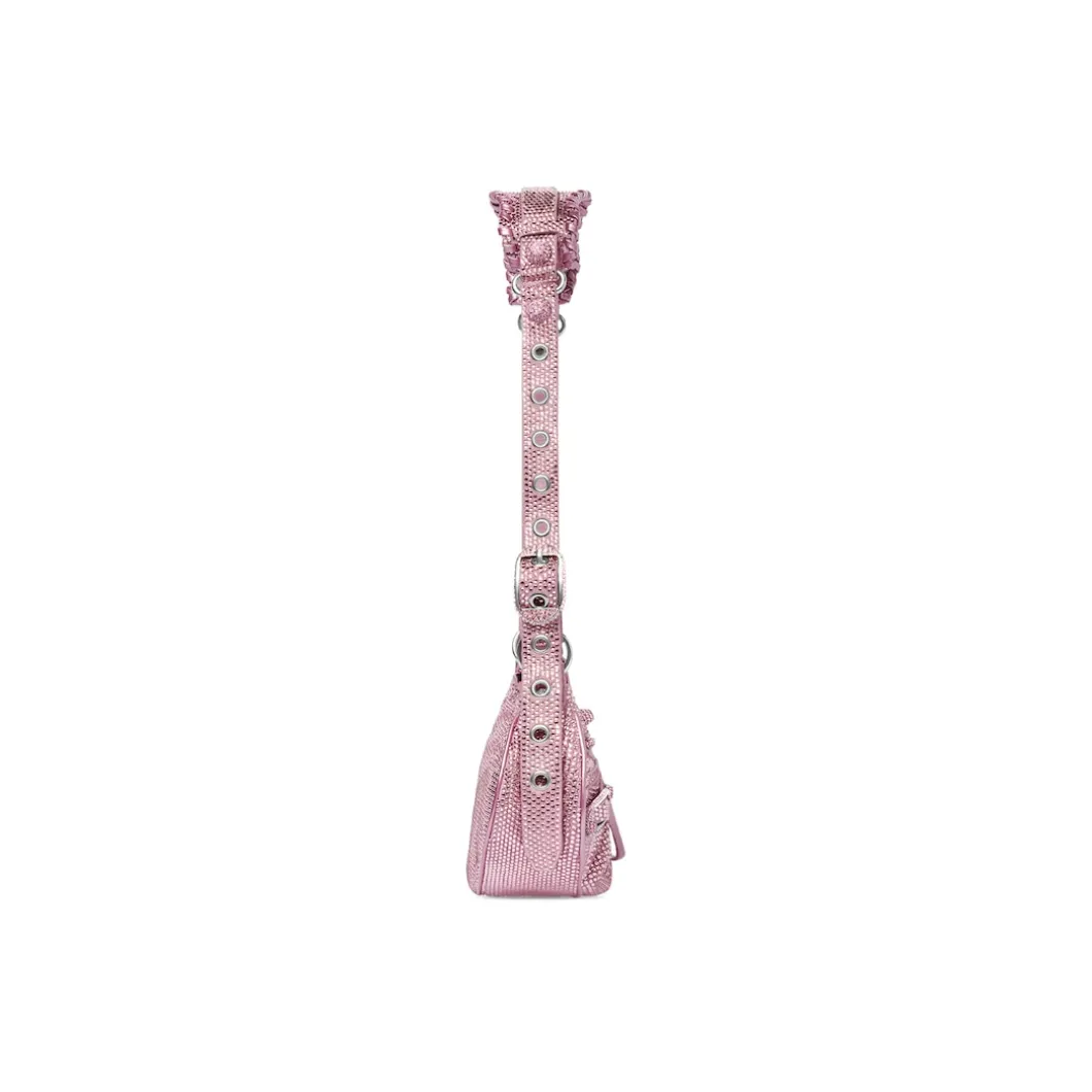 Borsetta A Tracolla Le Cagole Xs Bag Con Strass da Donna in Rosa