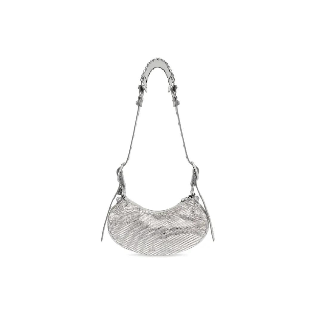 Borsetta A Tracolla Le Cagole Xs Bag Con Strass da Donna in Grigio