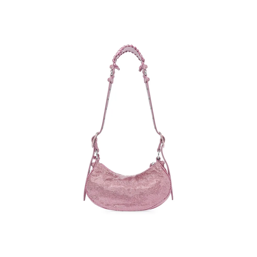 Borsetta A Tracolla Le Cagole Xs Bag Con Strass da Donna in Rosa