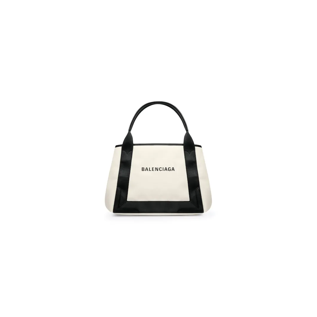 Borsetta Cabas Navy da Donna in Beige