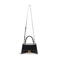 Borsetta Hourglass da Donna in Nero