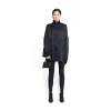 Borsetta Hourglass Xs In Pelle Di Vitello Nero Scamosciato Con Strass da Donna in Nero