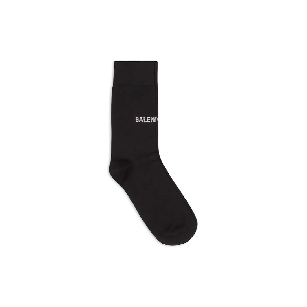 Calze Con Strass da Donna in Nero