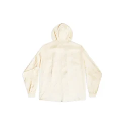 Camicetta Con Cappuccio Logo Letters All Over da Donna in Bianco Sporco