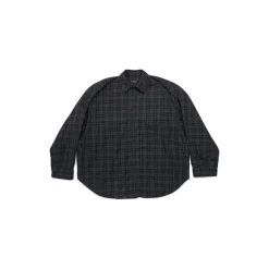 Camicia Con Maniche Removibili Large Fit in Grigio