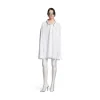 Camicia Dropped Neckline Balenciaga Oversize in Bianco