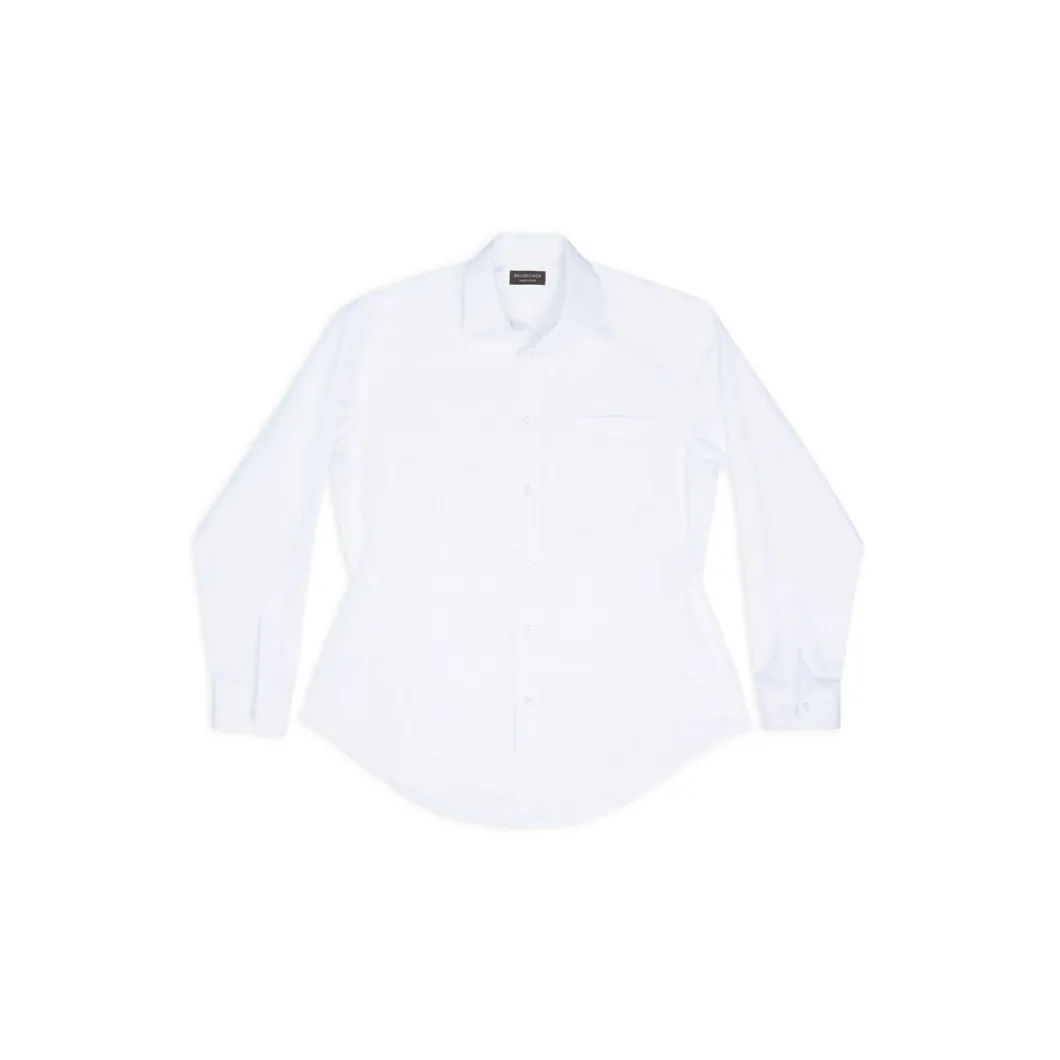 Camicia Hourglass da Donna in Bianco