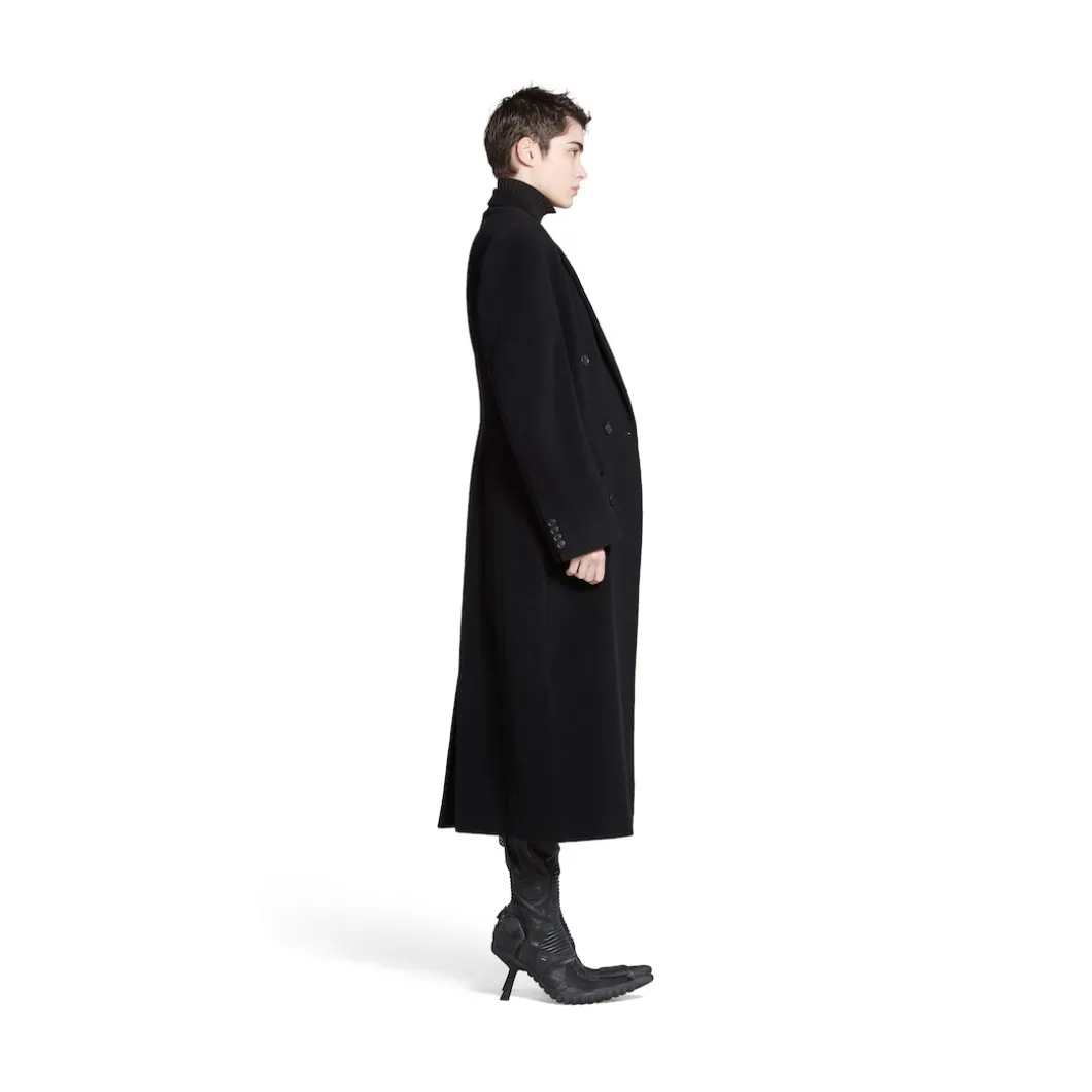 Cappotto Cinched da Donna in Nero