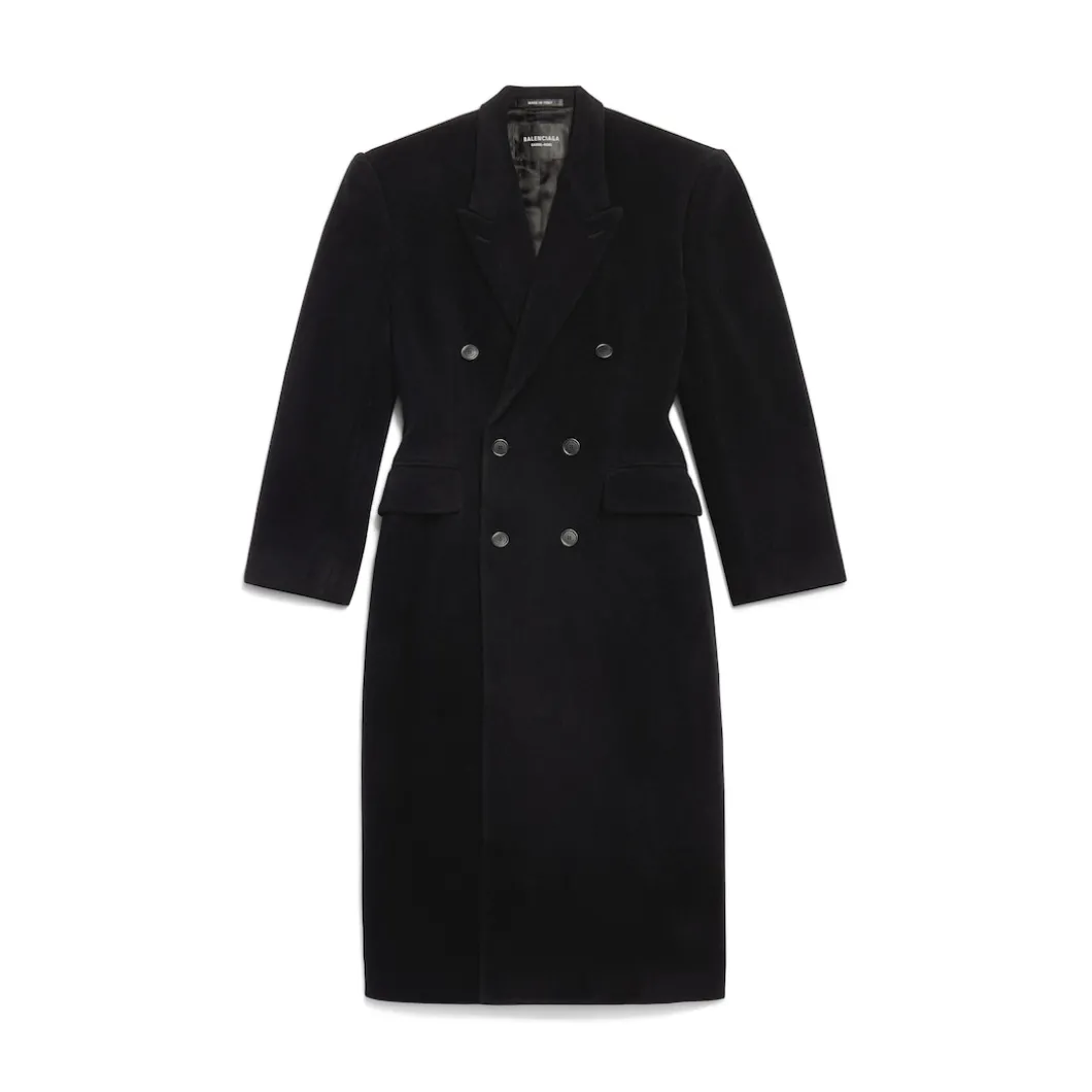 Cappotto Cinched da Donna in Nero