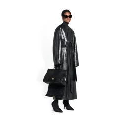 Cappotto Con Fodera da Donna in Nero
