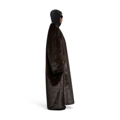Cappotto Con Fodera da Donna in Marrone