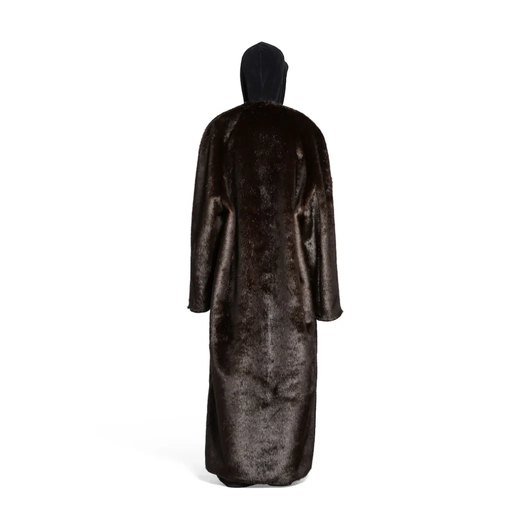 Cappotto Con Fodera da Donna in Marrone
