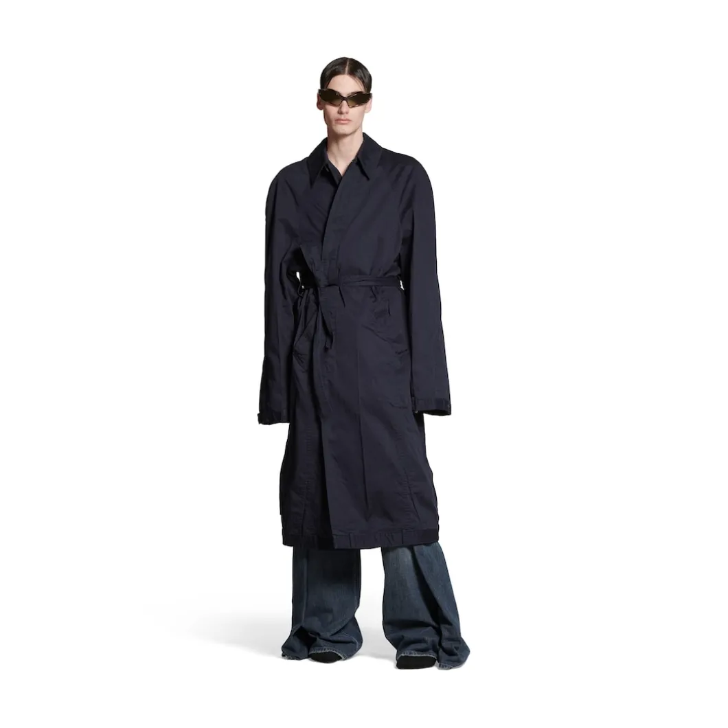 Cappotto Deconstructed in Blu Scuro