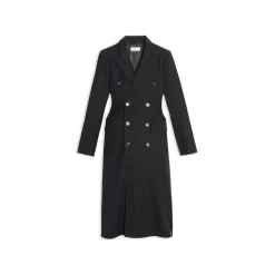Cappotto Hourglass da Donna in Nero
