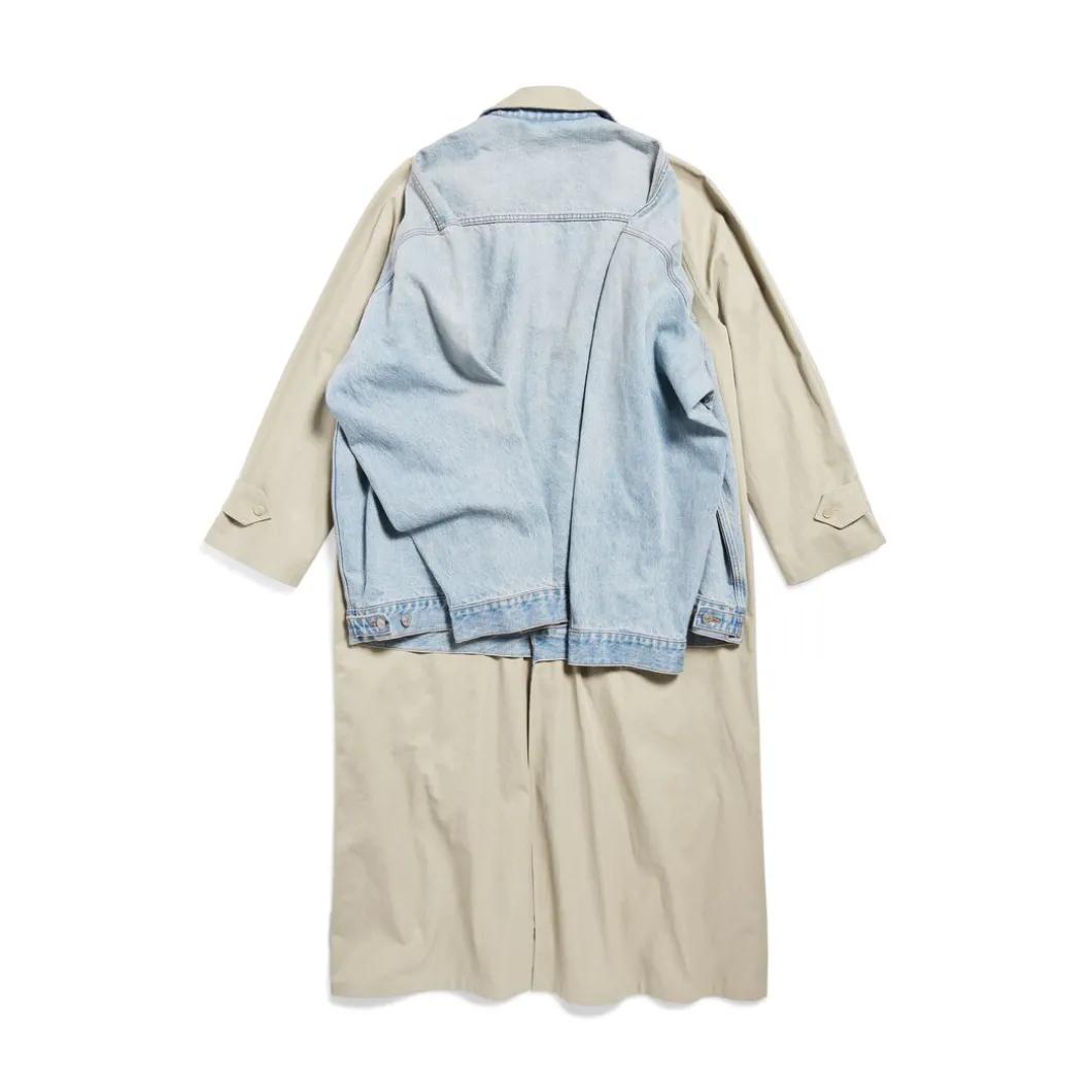 Cappotto Hybrid da Donna in Beige