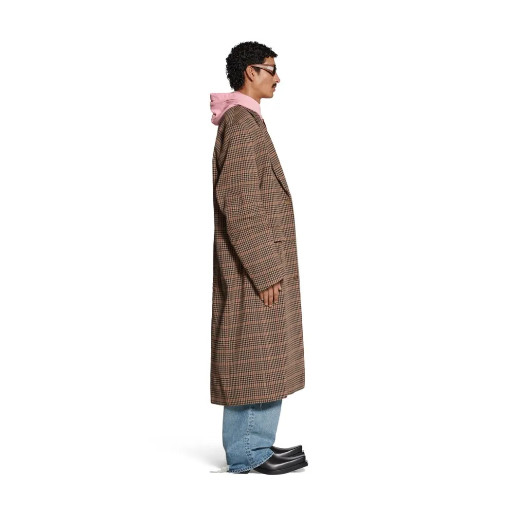 Cappotto In Maglia Tailored in Beige