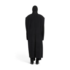 Cappotto Maxi da Uomo in Nero