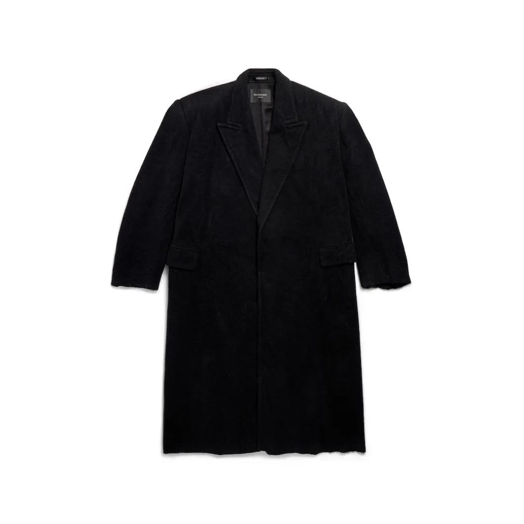Cappotto Maxi da Uomo in Nero