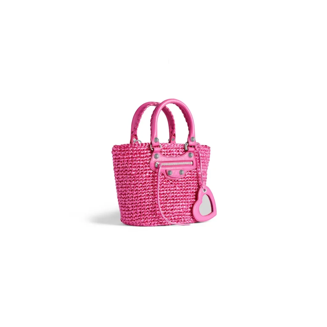 Cesta Le Cagole Piccola da Donna in Rosa