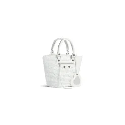 Cesta Le Cagole Piccola da Donna in Bianco