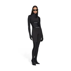 Ciclisti Athletic Balenciaga da Donna in Nero