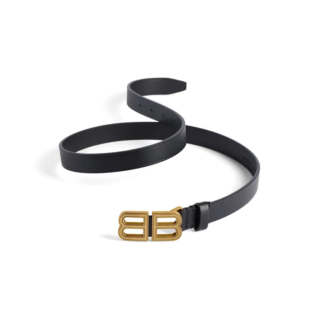 Cintura Bb Hourglass Sottile da Donna in Nero