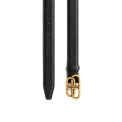 Cintura Bb Thin da Donna in Nero