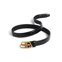 Cintura Bb Thin da Donna in Nero