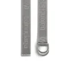 Cintura D Ring  da Uomo in Grigio Scuro