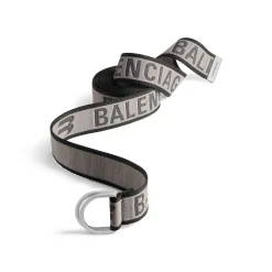 Cintura D Ring da Uomo in Grigio