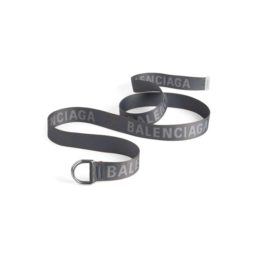 Cintura D Ring da Uomo in Blu