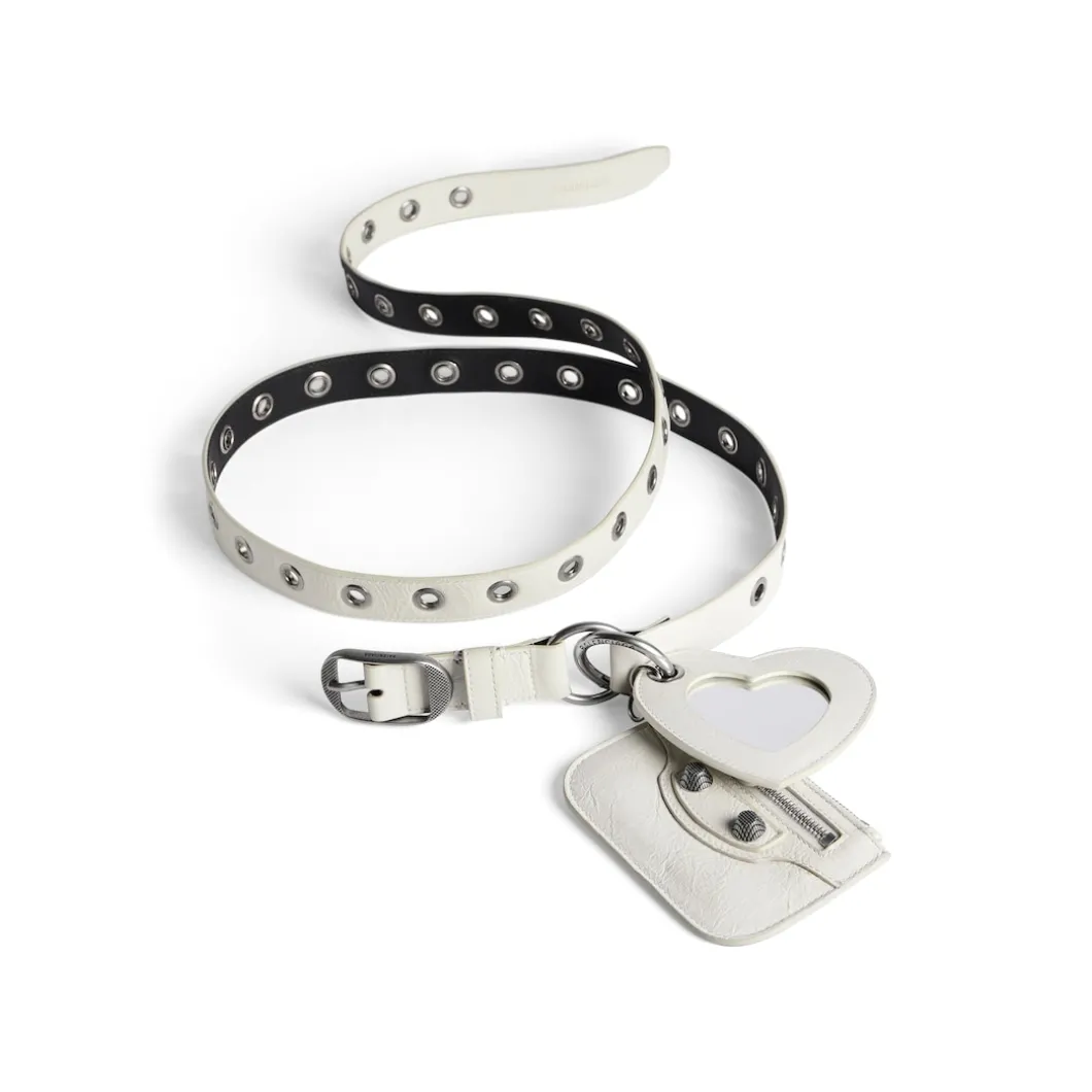 Cintura Le Cagole Con Charm da Donna in Bianco Ottico