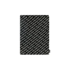 Coperta Allover Logo in Nero
