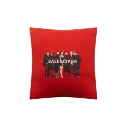 Cuscino In Jersey in Rosso