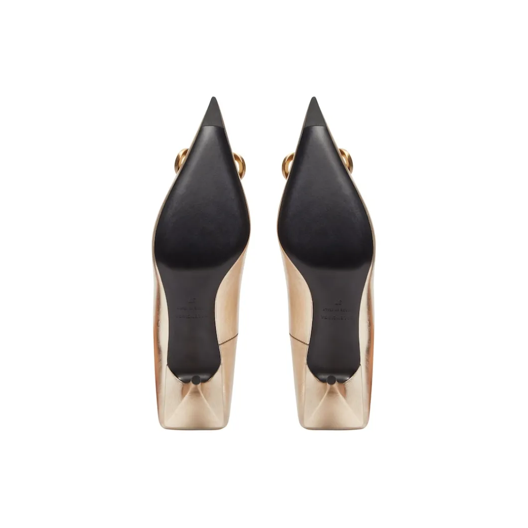 Décolleté Square Knife Bb 80 Mm da Donna in Oro