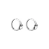 Ear Cuff Maxi Solitaire da Donna in Argento