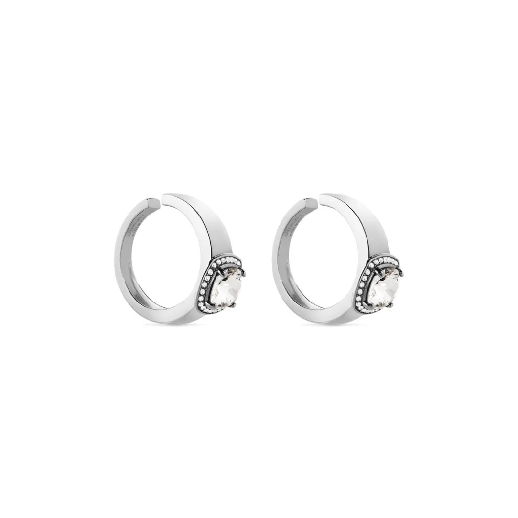 Ear Cuff Maxi Solitaire da Donna in Argento