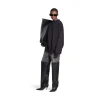 Felpa Balenciaga Oversize in Nero D&eacute;lav&eacute;