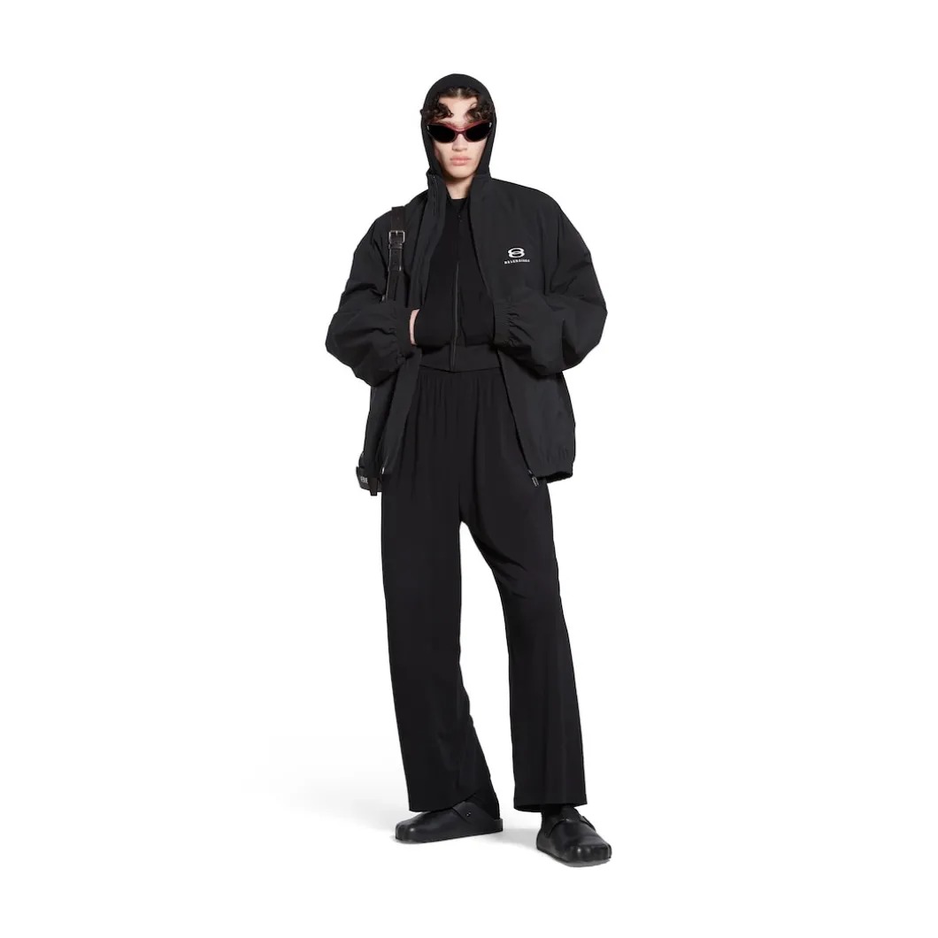 Giacca A Vento Cocoon Kick Unity Sports Icon in Nero