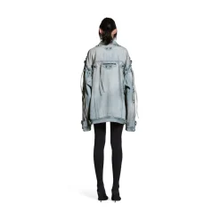 Giacca Cagole Oversize in Blu