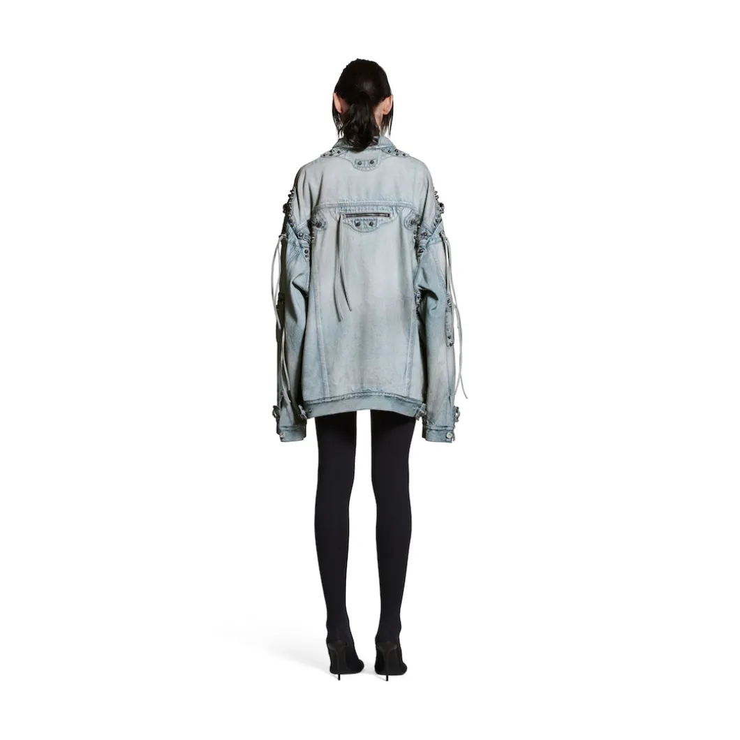 Giacca Cagole Oversize in Blu