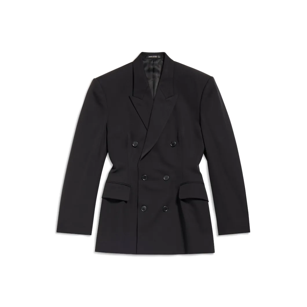 Giacca Cinched da Donna in Nero