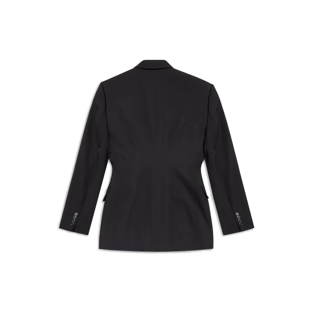 Giacca Cinched da Donna in Nero